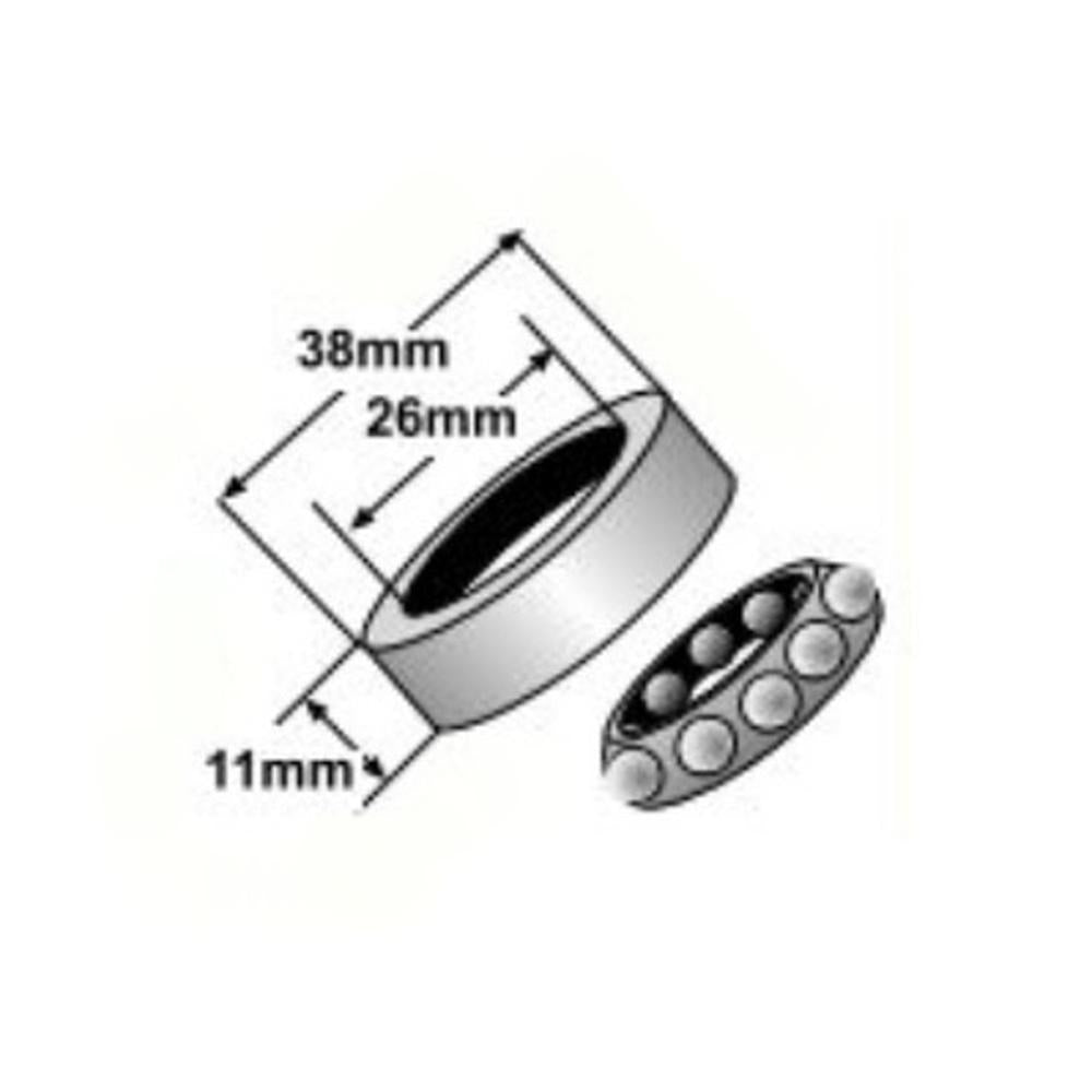 New Yanmar Tractor Steering Shaft Bearing YM2200 YM2202 YM2220