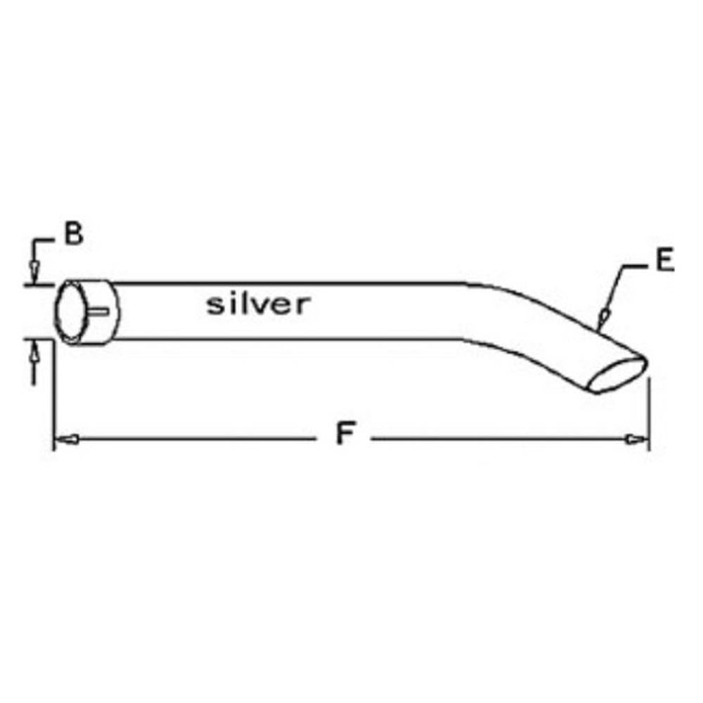 Extension Exhaust Pipe Fits Universal Products Replaces KUE-1