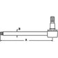 3443036M91 One (1) P/S Cylinder Piston Rod Fits Massey Ferguson 243 253 63 360
