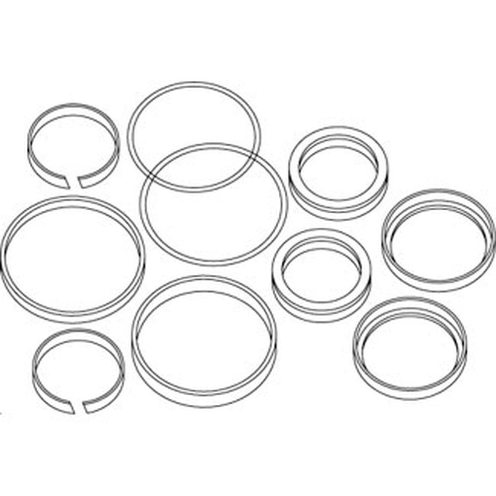 3443433M93 Fits Massey Ferguson 4235 4240 4243 Power Steering Cylinder Seal Kit