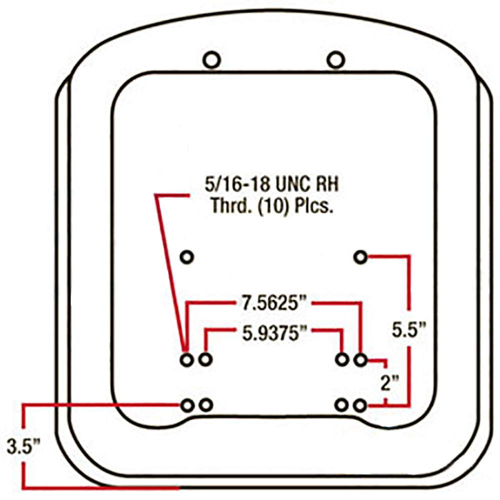 Seat Without Arm Rests Fits Kubota Replaces 32420-72960
