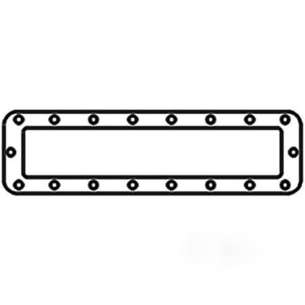 GK1456 Gasket - 4 x 14 1/4 - 14 Bolt Holes (Fits Cub Radiator With 18 Holes)