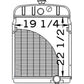 Radiator Fits FARMALL & Fits International Super M W6 MD Super MTA M Super W6