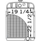 Radiator Fits International Replaces 351798R92