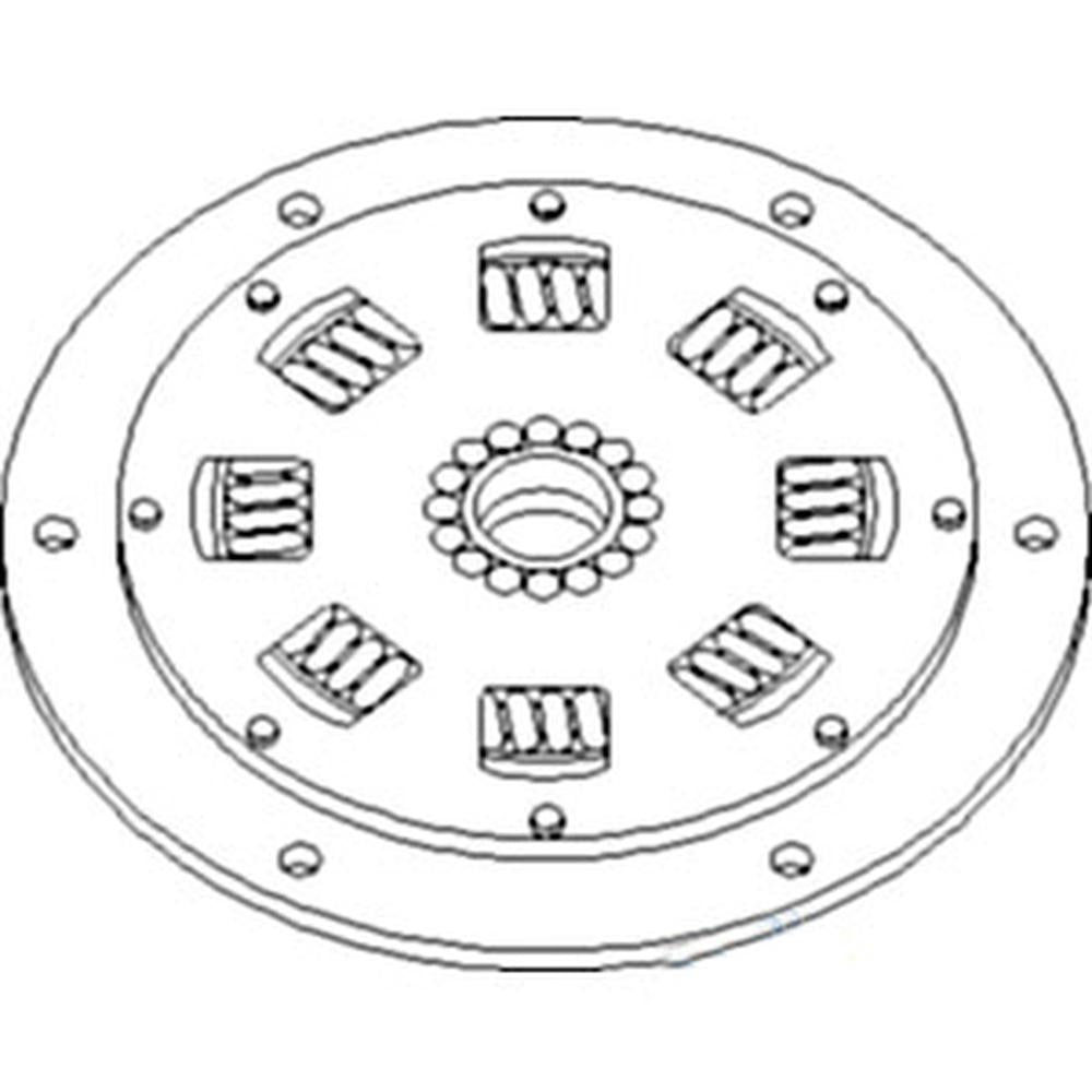 353194A1 New Drive Line Dampener Plate Fits Case-IH Tractor Models MX100 +