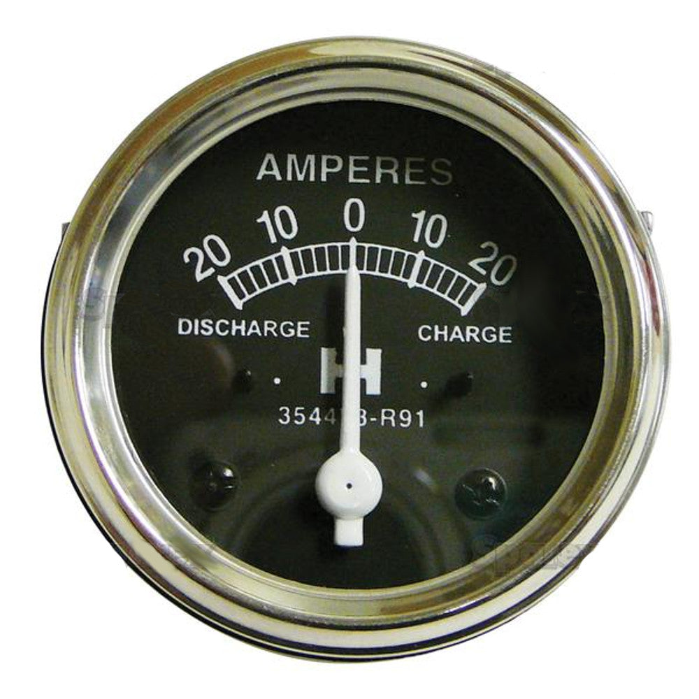 R2740 Amp Gauge 20-20 w/ Logo Fits IH / Fits FARMALL