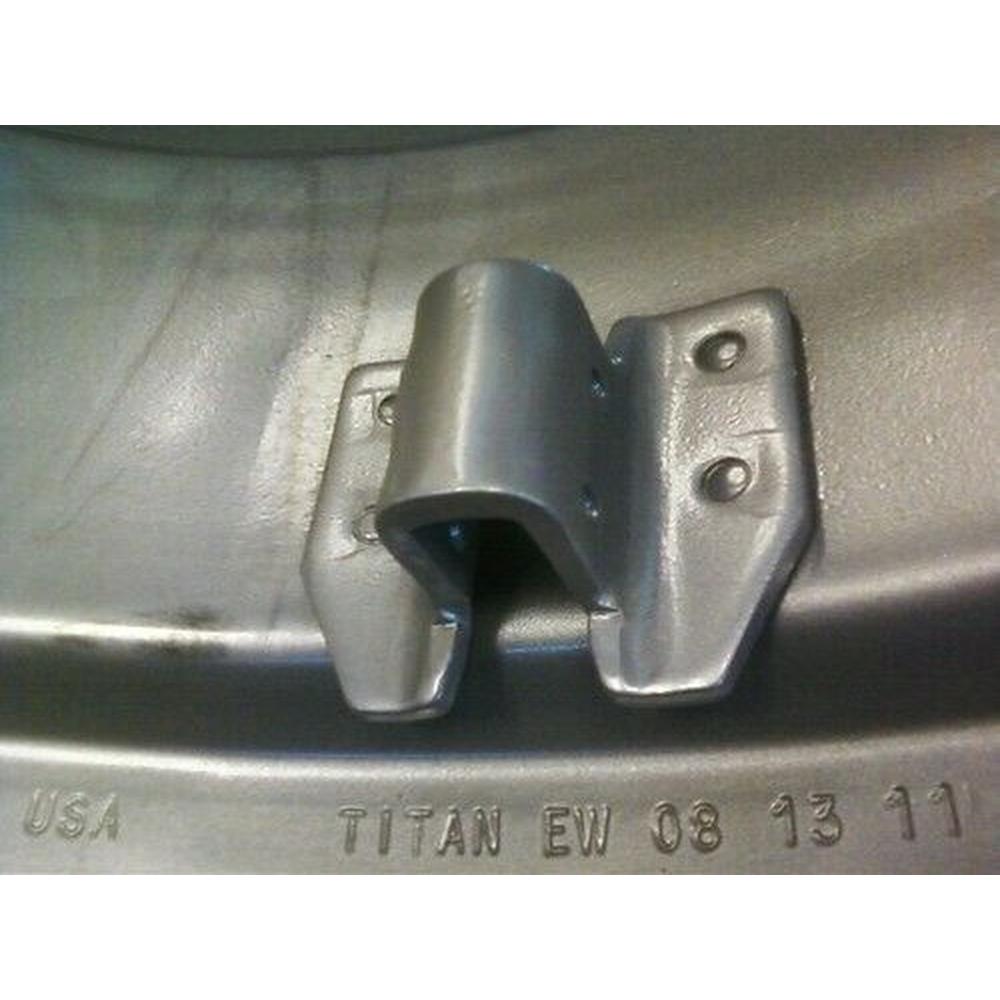 8" x 24" 4 Loop Rear Rim Silver Fits International Fits Allis Chalmers