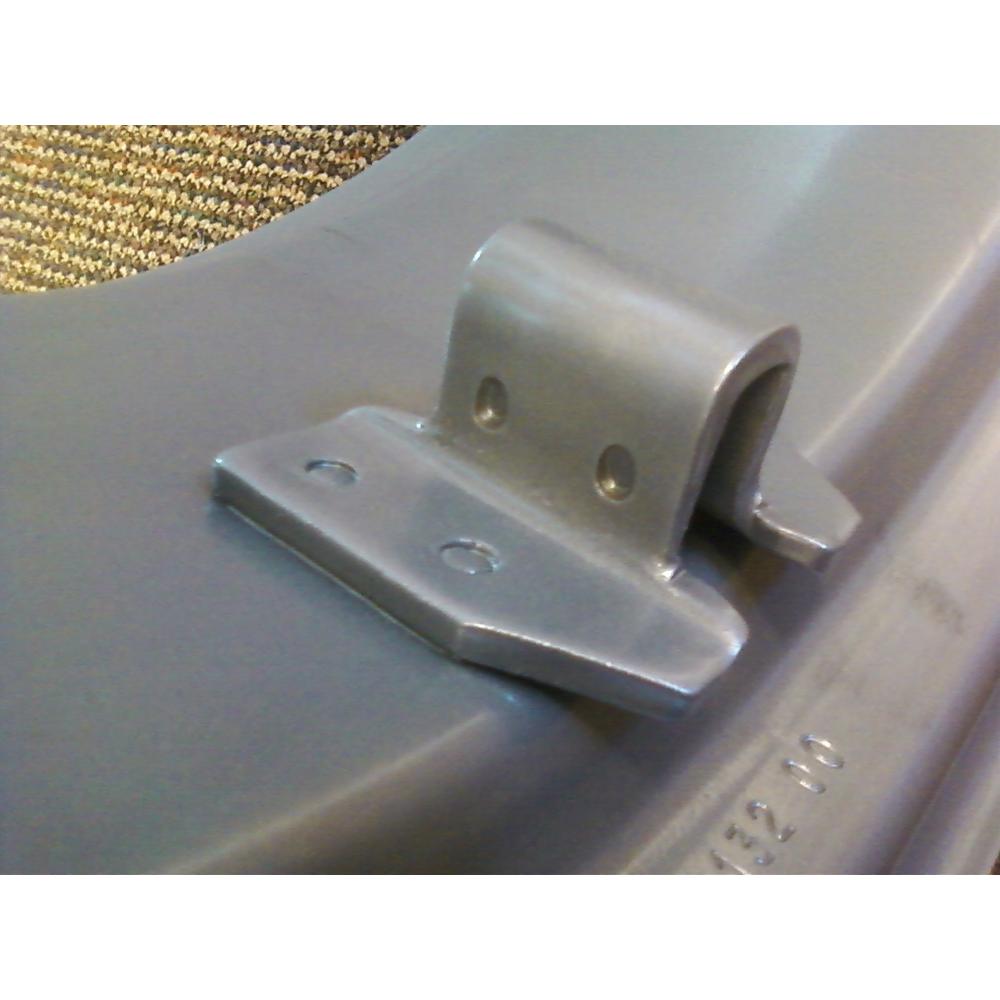 8" x 24" 4 Loop Rear Rim Silver Fits International Fits Allis Chalmers