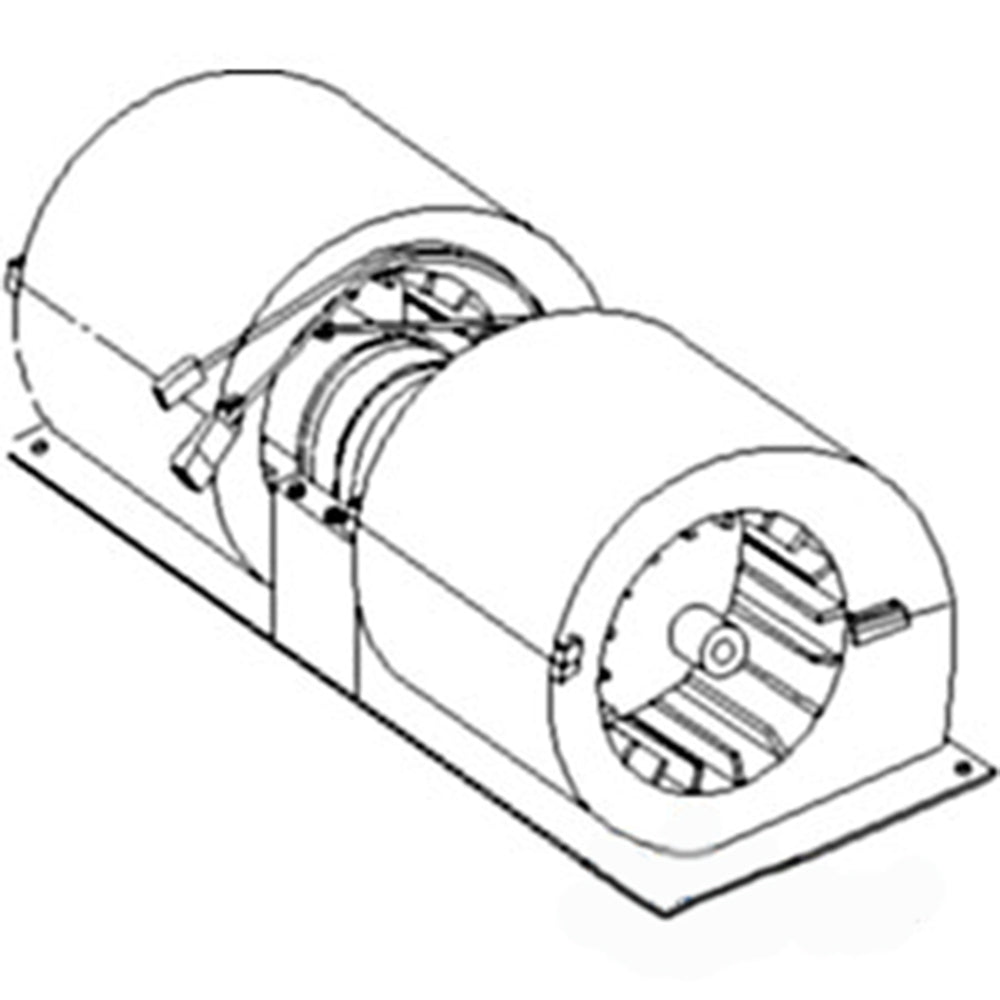 882619957 Blower Motor Assembly, Dual Fits Case IH