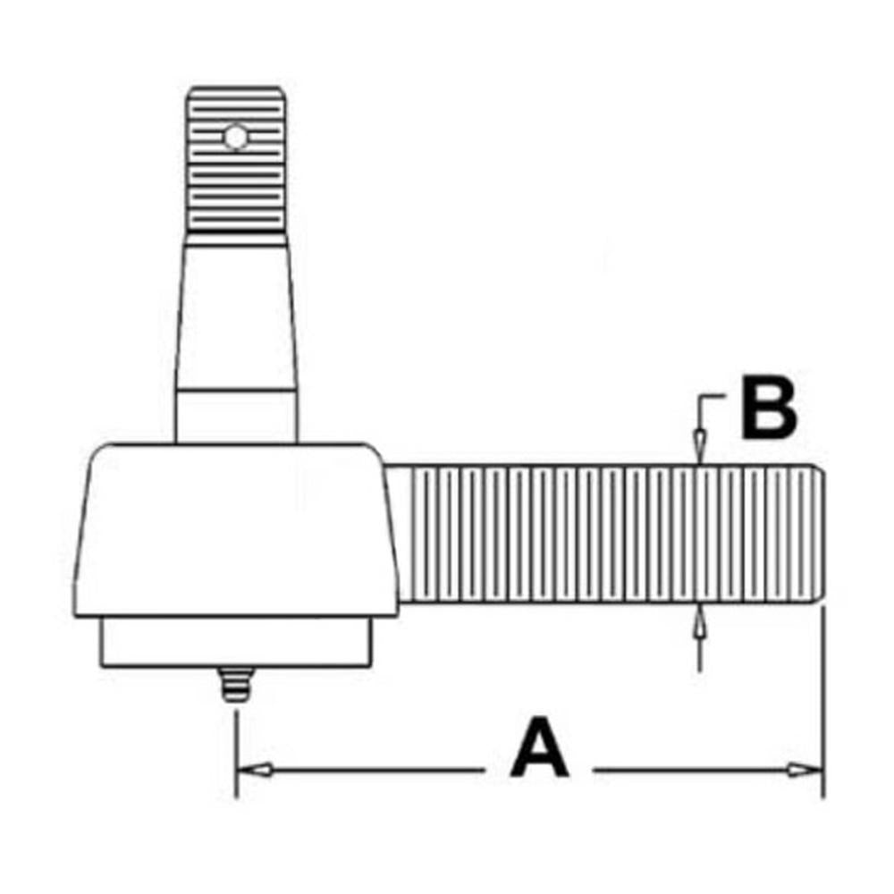 356540R1 Outer Tie Rod Fits International 454 484 504 485 Fits Cub Lo-Boy