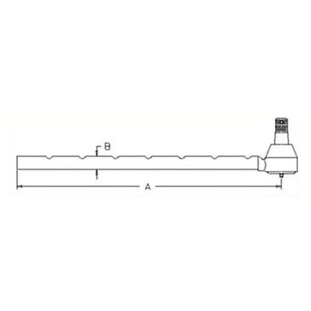 Outer Tie Rod End Fits M4950-S M5950 M5950-S M6950 M6950-S M7950-S 35860-62873
