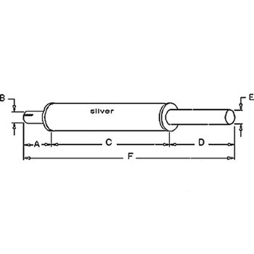 Muffler Fits Case IH Replaces 360720R91
