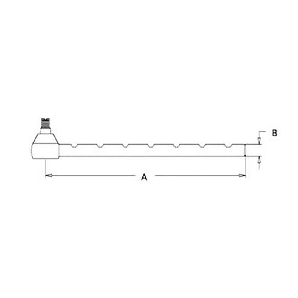 Tie Rod End - Outer Fits Kubota M4000 M4050 M4500 M7500 36200-62872