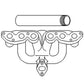Exhaust Manifold Fits International Replaces 362536R21