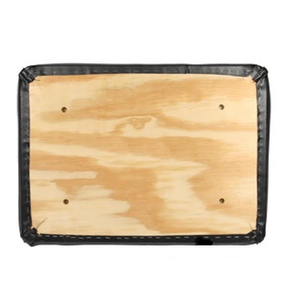 Seat Cushion Bottom - Wood Backed Vinyl Black Fits International 300 363220R91