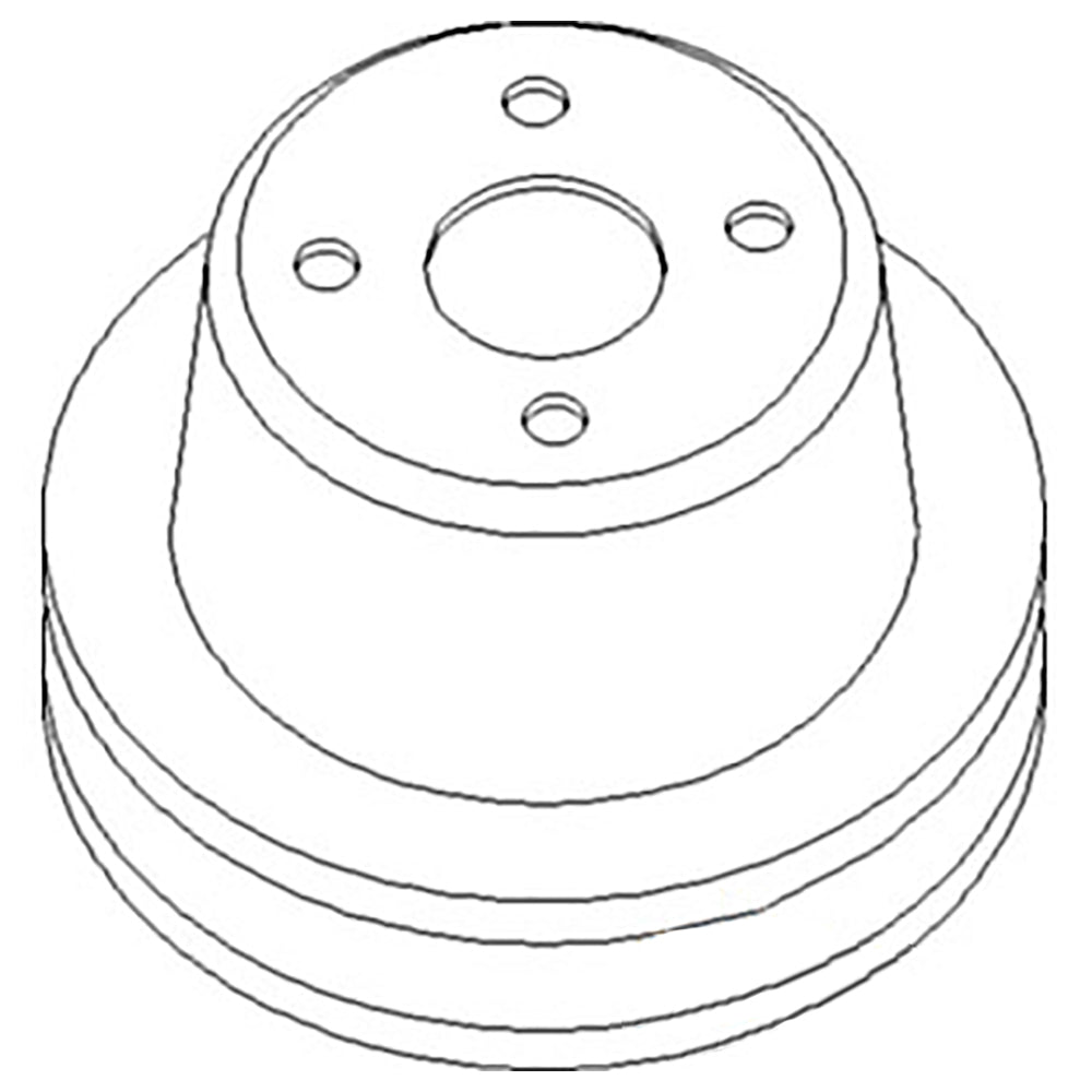 367688R1 New Water Pump Pulley Fits Case-IH Tractor Models 200 230 240 +