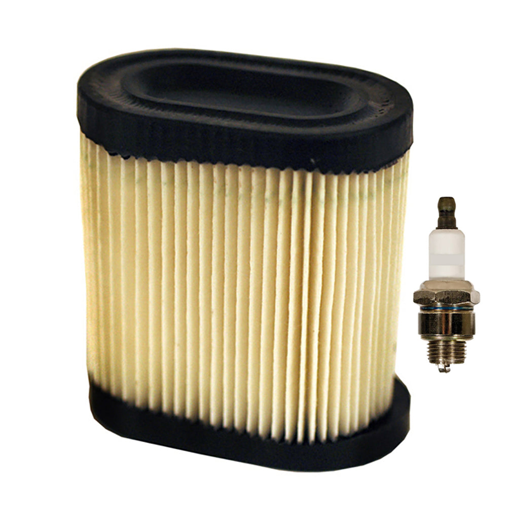 Air Filter & Spark Plug fits Tecumseh Engine 36905 LEV100 LEV115 LEV120 LV195EA