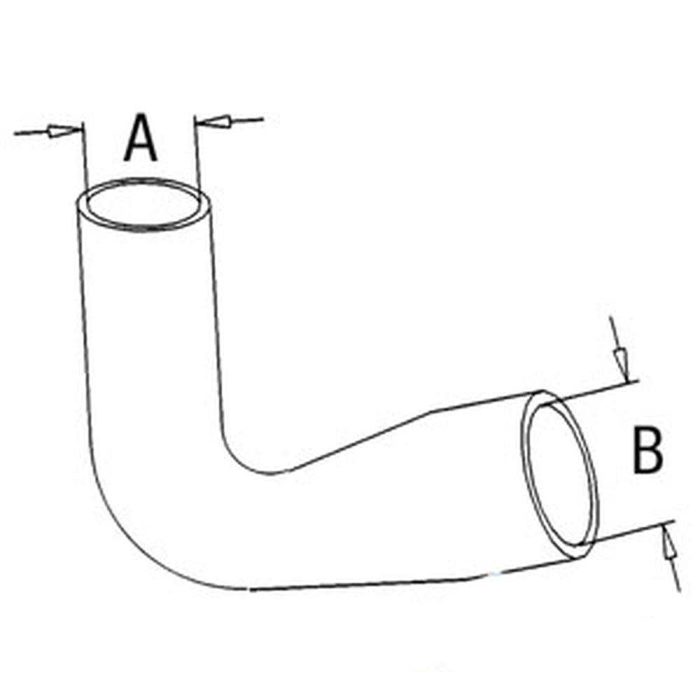 One New Aftermarket Replacement Radiator Hose, Upper 369094R1