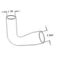 One New Aftermarket Replacement Radiator Hose, Upper 369094R1