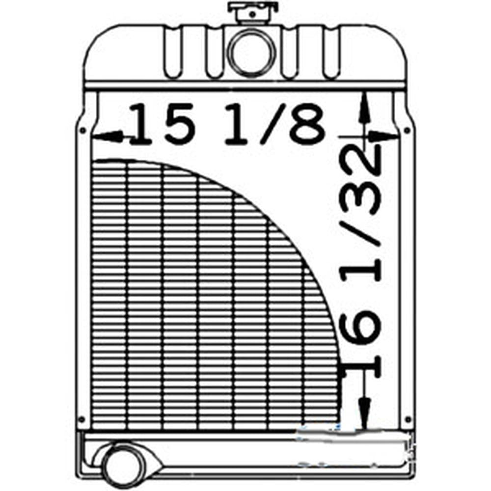IHS583 Radiator Fits International