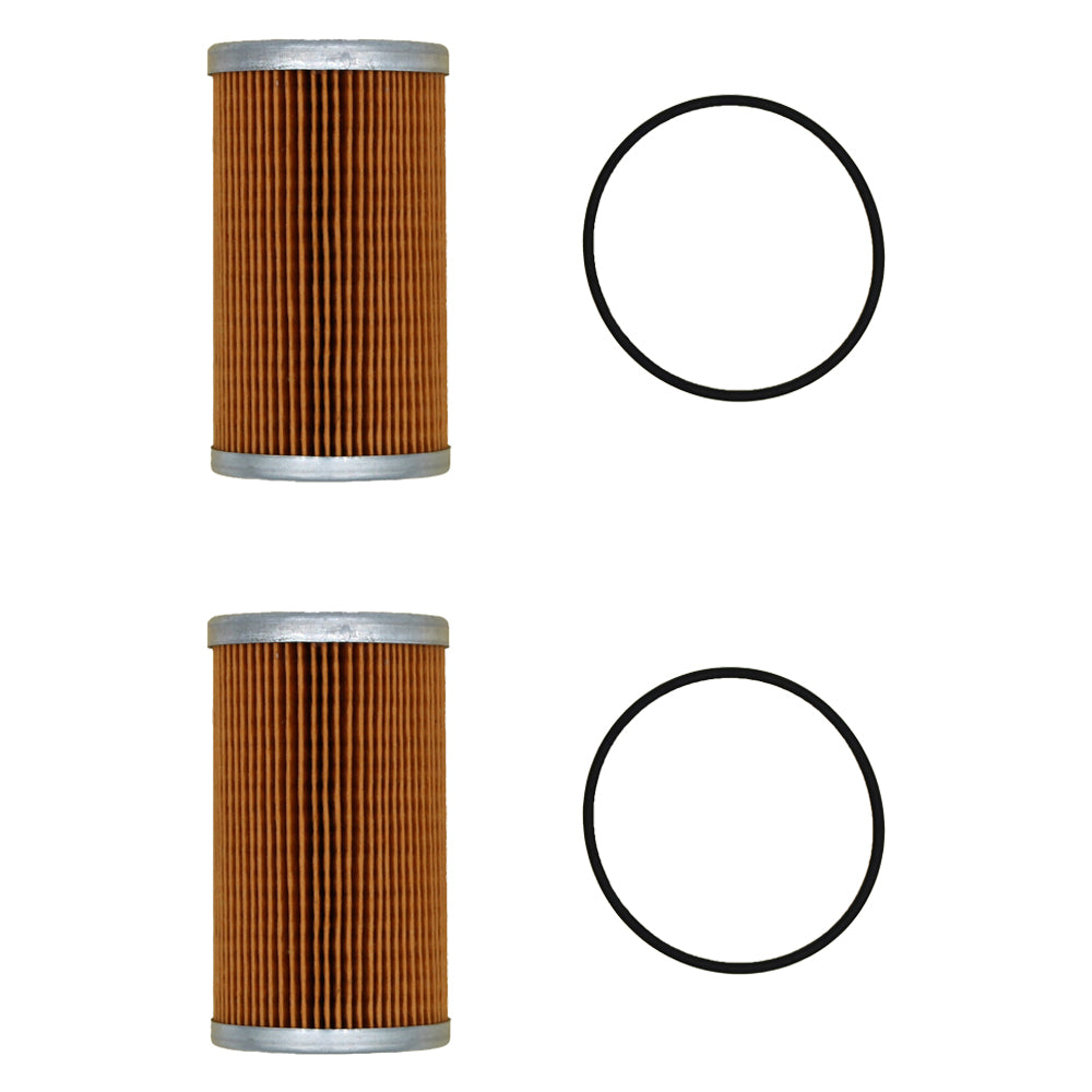 Qty 2: Fuel Filter Fits Komatsu Replaces 129100-55650