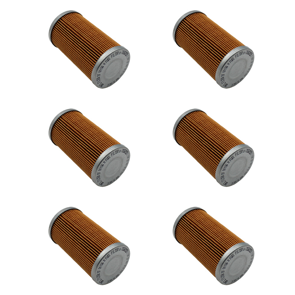 Qty 6: Fuel Filter Fits Ford/New Holland Replaces 87300041