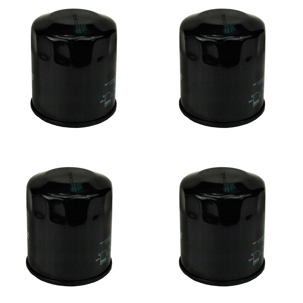 4 Pack Oil Filter Fits Kawasaki 49065-7010, 49065-2057, 49065-2062