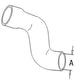 Lower Radiator Hose Fits International Replaces 371307R1