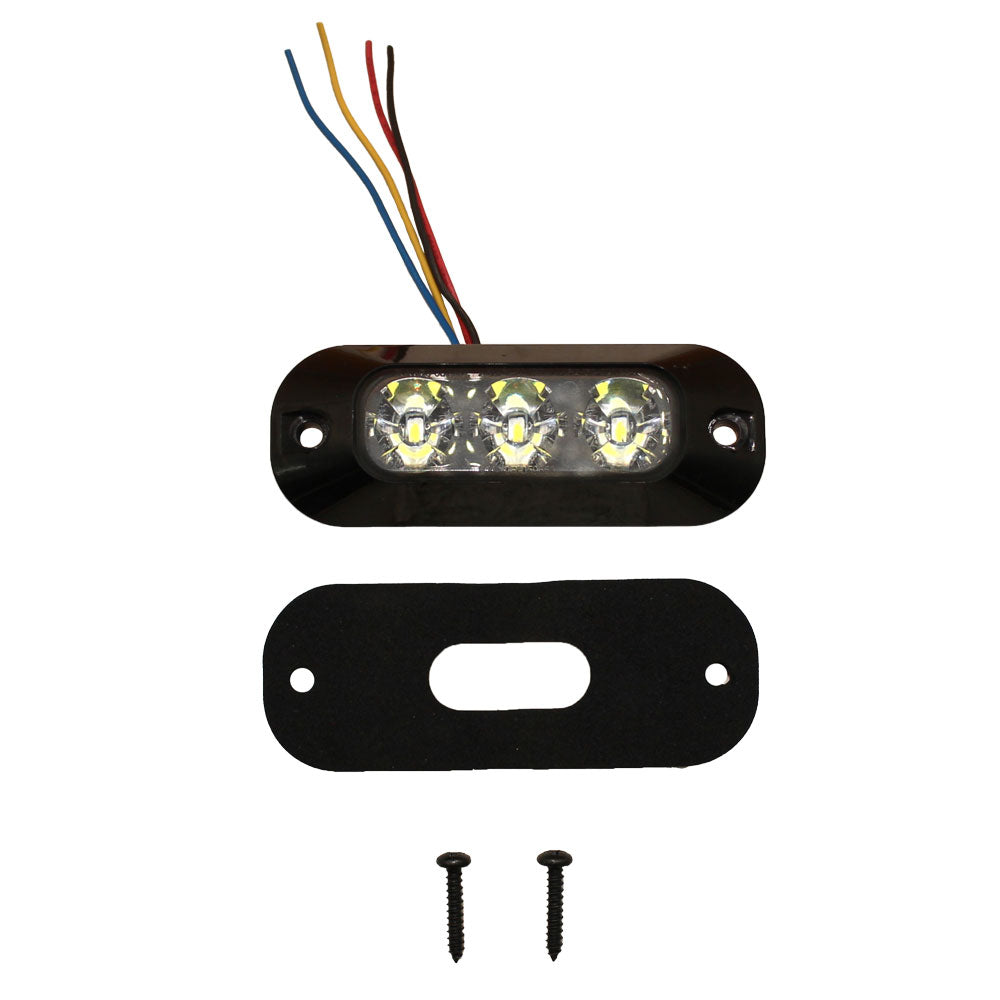 3730 Series Ecco Surface Mount LED Light Head Class II 3730C Clear 12V - 24V