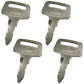(4) 55150 Ignition Start Starter Keys to Fits Kubota Mower Tractor