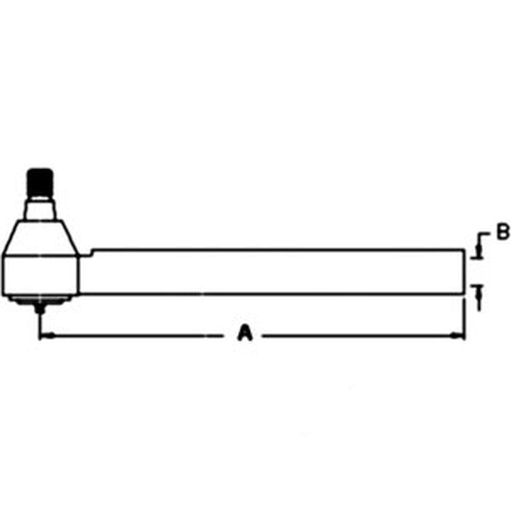 3764286M1 Tie Rod w/ Tube Fits Massey Ferguson 3645 3655 8120 8140 8210 8220