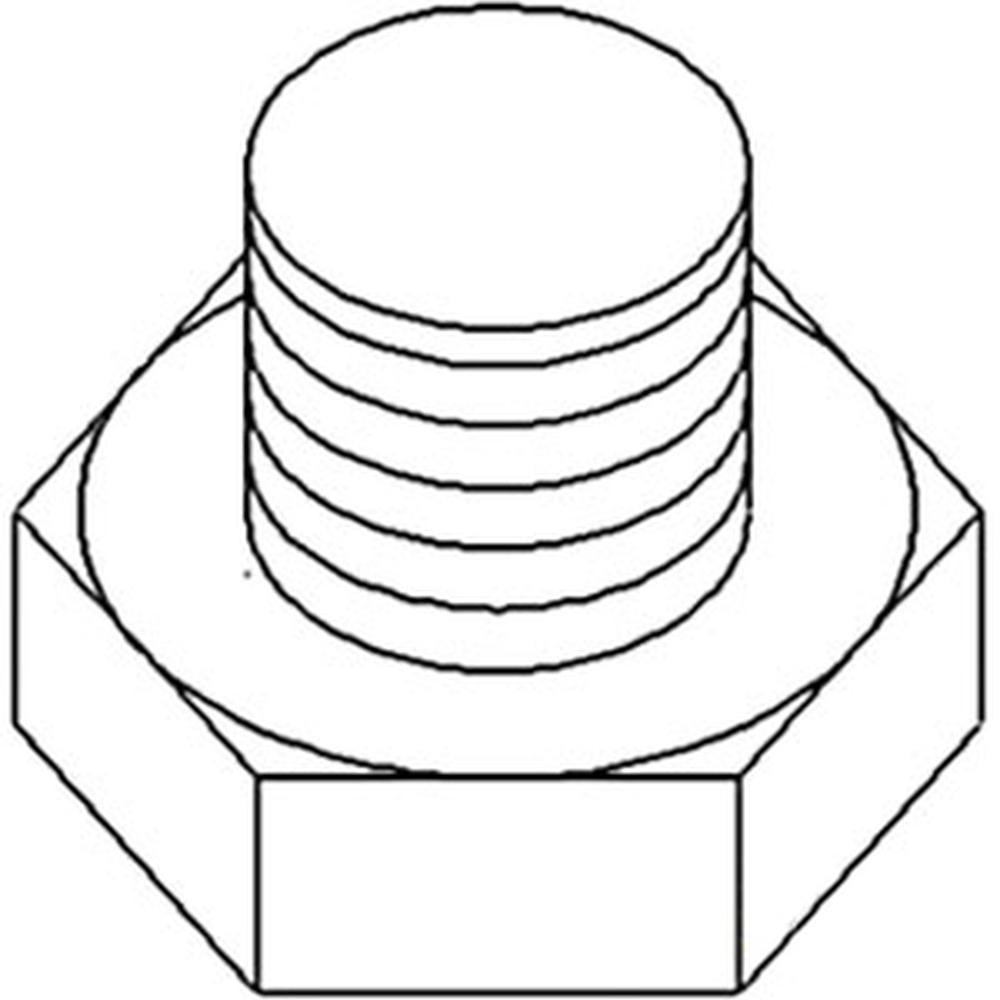 Engine Oil Drain Sump 3/4"-16 Plug Fits Massey Ferguson 135 150 175 250 285