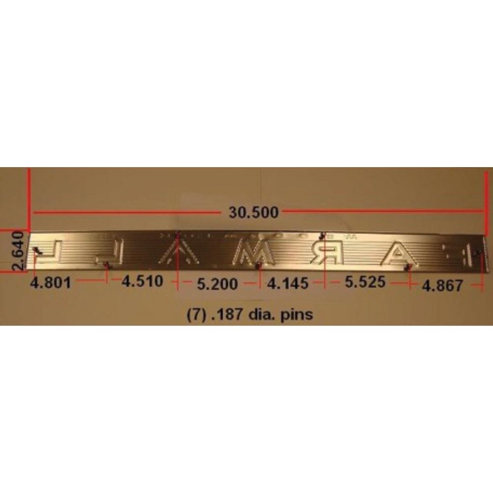 Hood Side Emblem Fits FARMALL Fits International 656 1206 806 706 504 377796R1