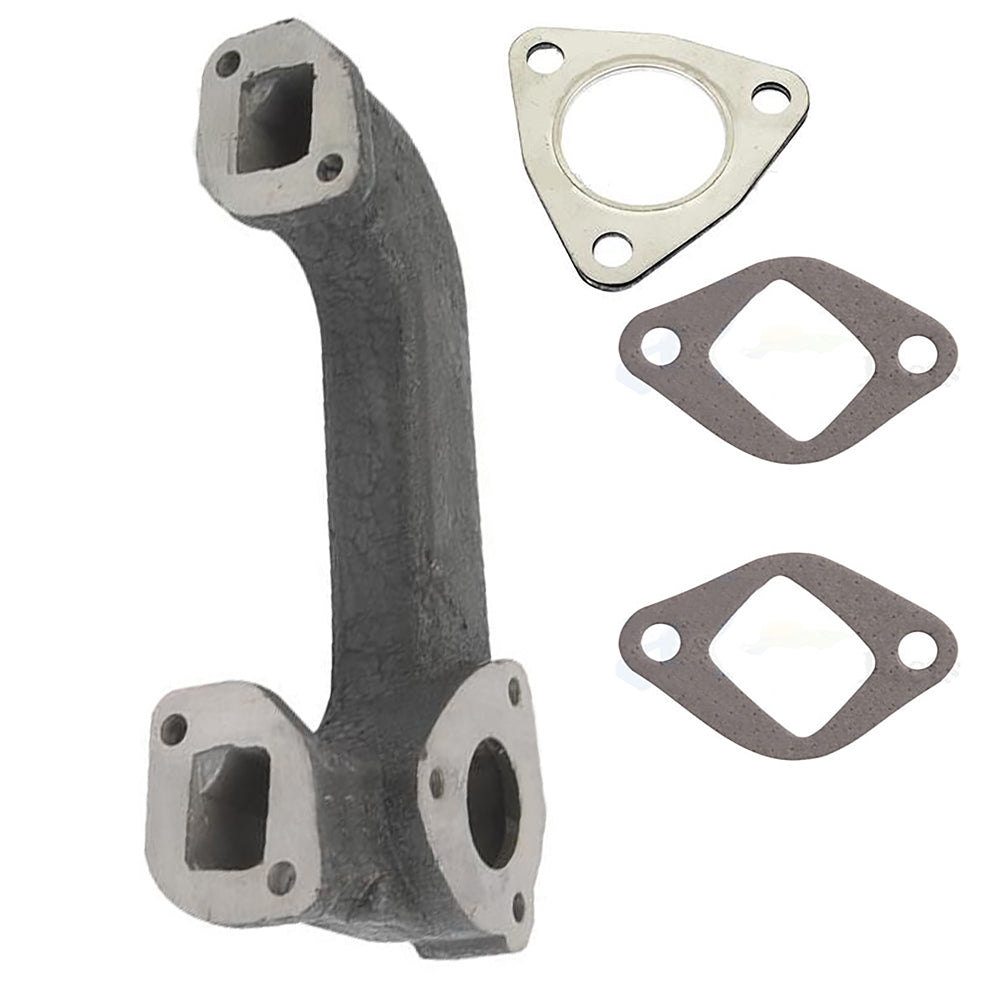 Exhaust Manifold w Gaskets Fits Massey Ferguson 244 250 253 254 30E 30H 333 353