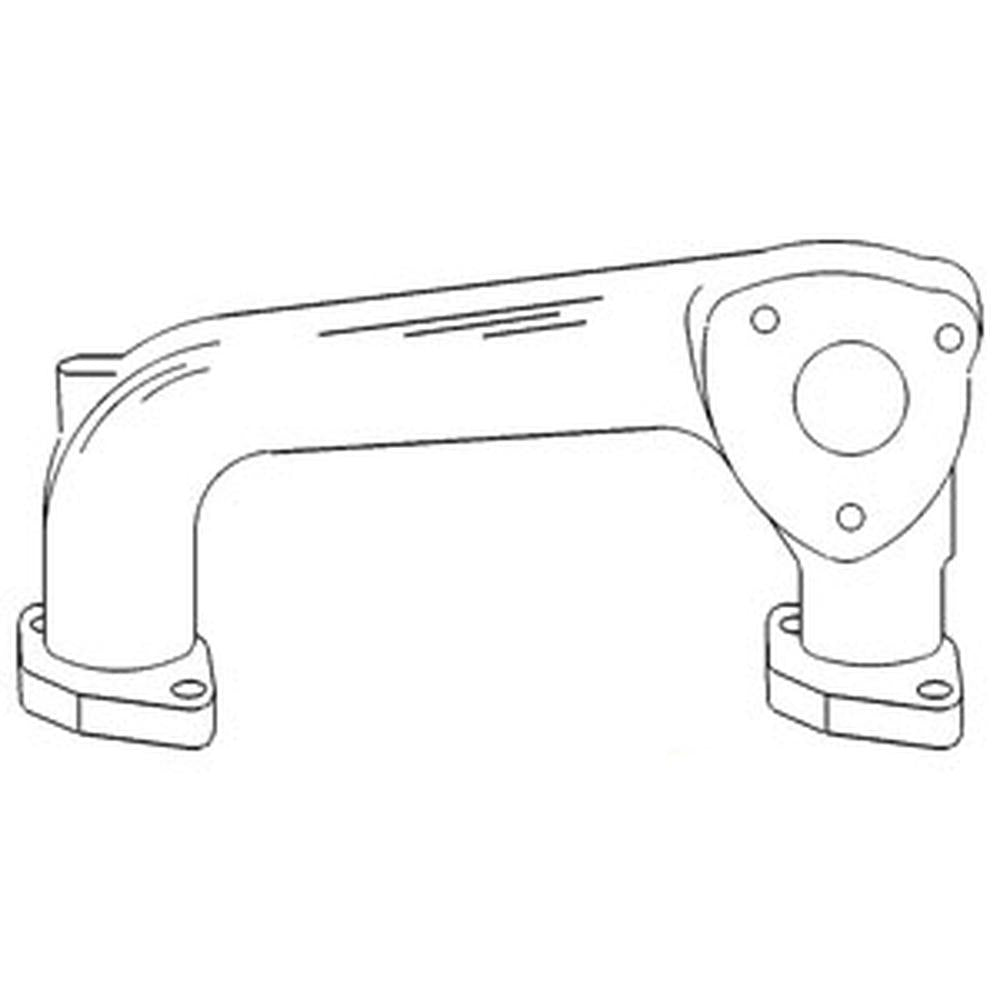37781341 AJR4078 Exhaust Manifold Fits Massey Ferguson 20D 20F 30E Marshall 245