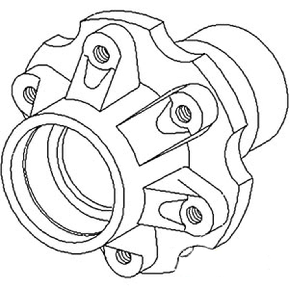 Front Wheel Hub Fits 2400A 2500A 484 485 495 584 585 595 684 685 695 784 884 885