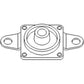 Radiator Mounting Pad Fits IH Fits FARMALL 886 966 986 1026 1066 1086 1206 1256