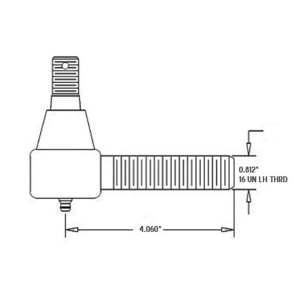379326R91 - Tie Rod End fits Several Fits Case Models