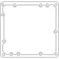 380112R2 New Clutch Housing Cover Gasket Fits Case-IH Tractor Models 1066 +
