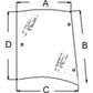 Glass RH 3806590M2 Fits Massey Ferguson 4243 4245 4253 4255 4260 4263 4265 4270
