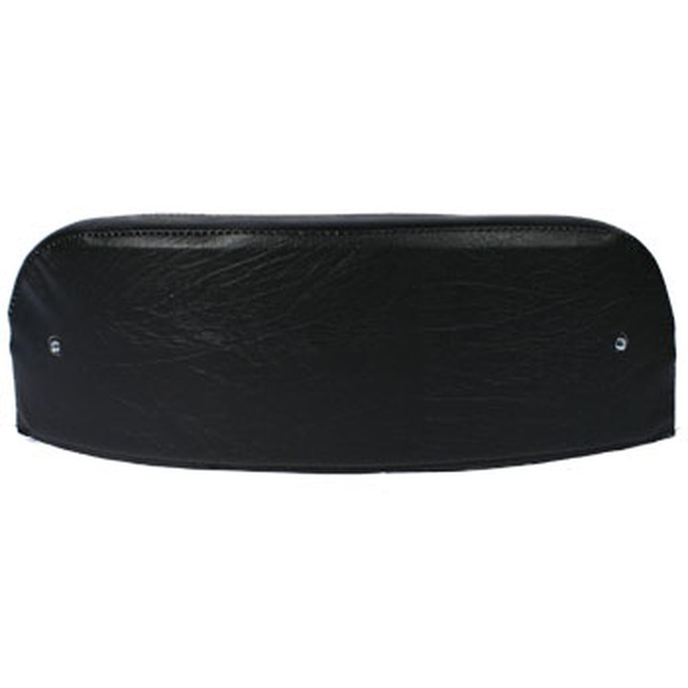380684R93-5 White/Black Fiberglass Back Support Plastic Base Cushion Fits Case