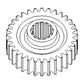 WN-381506R1-PEX PTO Driven Gear Fits International/CaseIH 1026 1066 1086 3088