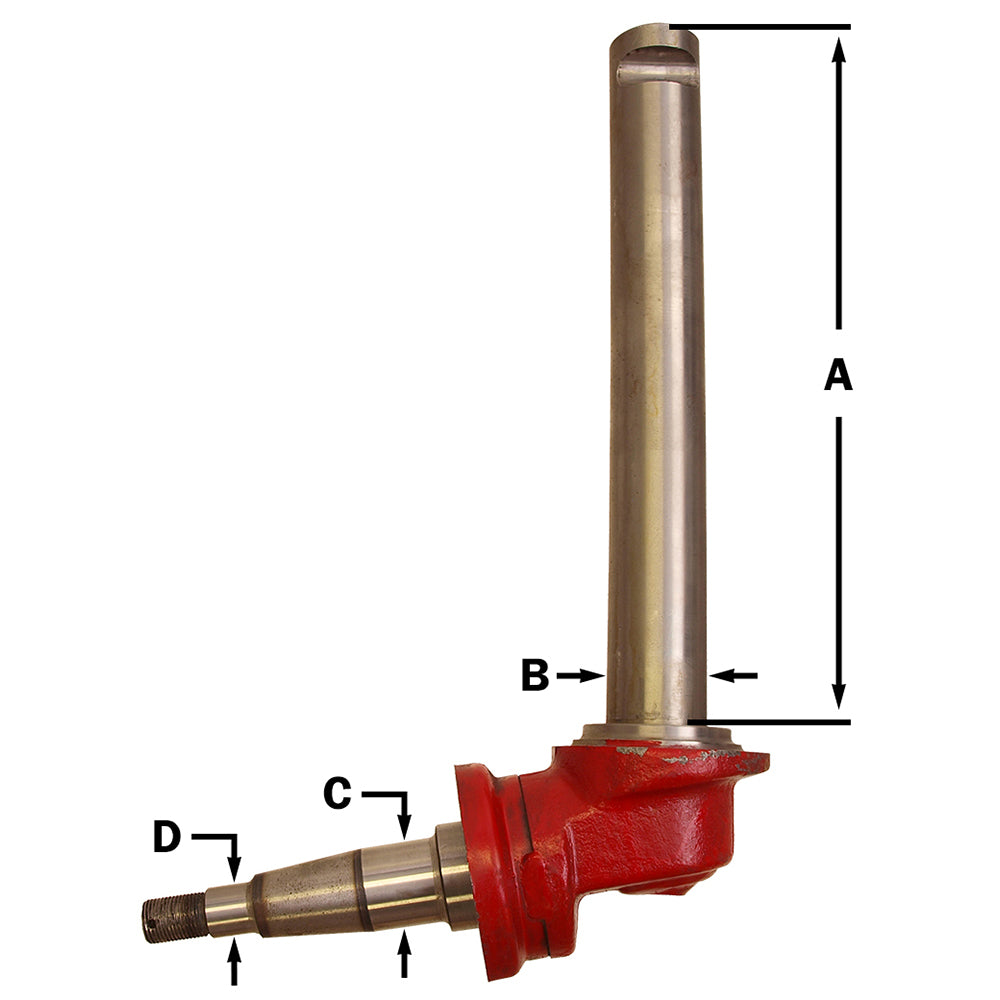 Spindle - Right Hand Fits International 656 460 544 2544 383911R91