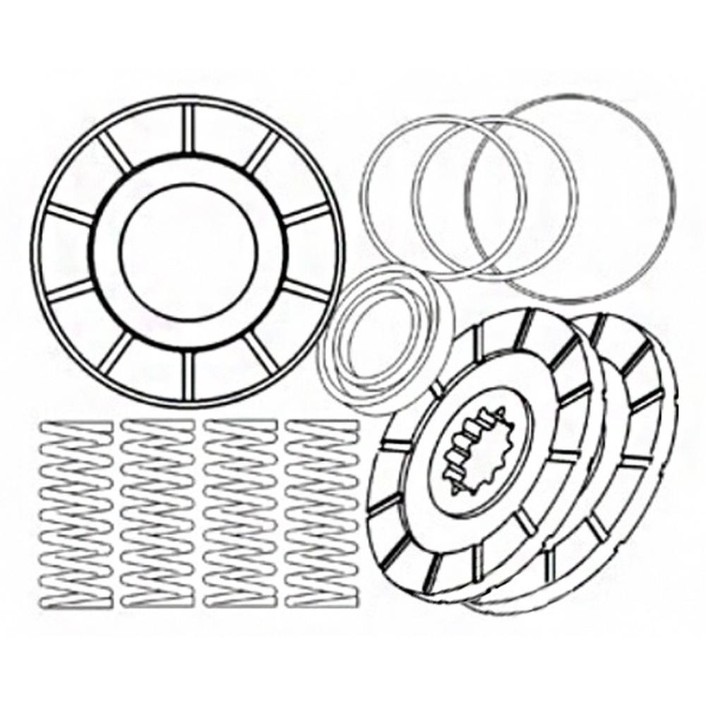 1975468C2 Brake Disc Kit Fits FARMALL 706 756 766 806 826 856 966 1026 1066