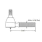 38440-44780 - New Tie Rod End (RH thread) for Several Fits Kubota Models
