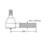 38440-44780 - New Tie Rod End (RH thread) for Several Fits Kubota Models