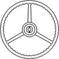 New Steering Wheel Fits Case/International Tractor 1026 1066 1086 1206 1456