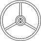 Steering Wheel Fits Case IH Replaces 385156R1