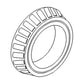 Tapered Roller Bearing Cone Fits Universal Products Replaces 387-TIM