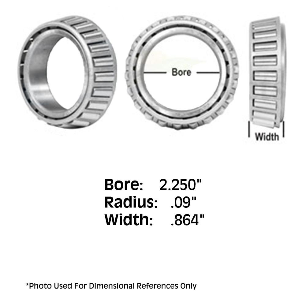 Tapered Roller Bearing Cone Fits Universal Products Replaces 387-TIM